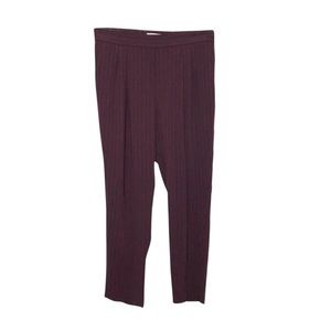 Bavarian Modesto Striped Burgundy Pants